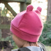 Felted Organic Merino Winter Bear Hat