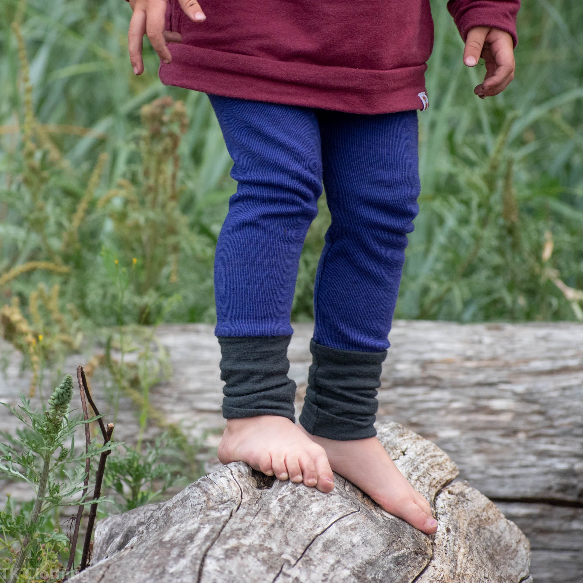 Custom Merino Wool Base Leggings Kids