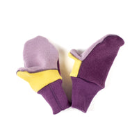 Felted Organic Merino Wool Mitts with Thumbs