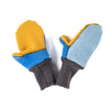 Felted Organic Merino Wool Mitts with Thumbs