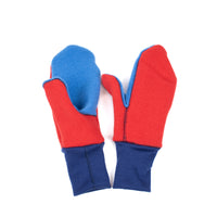 Felted Organic Merino Wool Mitts with Thumbs - Youth / Grown Ups