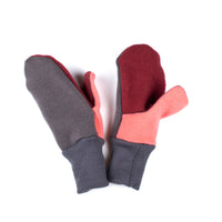 Felted Organic Merino Wool Mitts with Thumbs