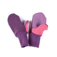 Felted Organic Merino Wool Mitts with Thumbs