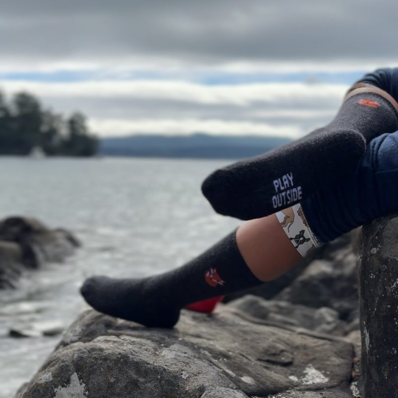 Merino Wool Socks - Play Outside - Kids