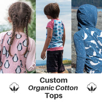Custom Organic Cotton Top - Kids