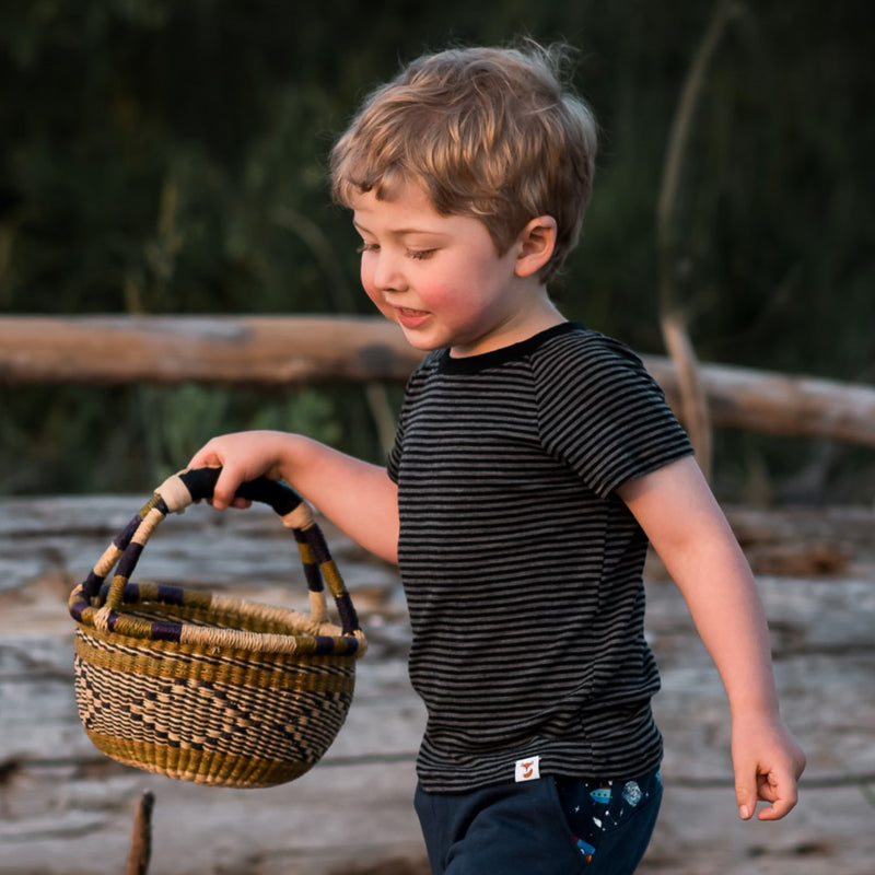 Merino Wool Short Sleeve Top