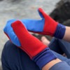 Felted Organic Merino Wool Mitts with Thumbs - Youth / Grown Ups