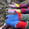 Felted Organic Merino Wool Mitts with Thumbs