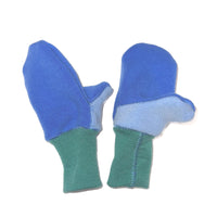 Felted Organic Merino Wool Mitts with Thumbs