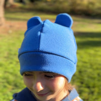 Felted Organic Merino Winter Bear Hat