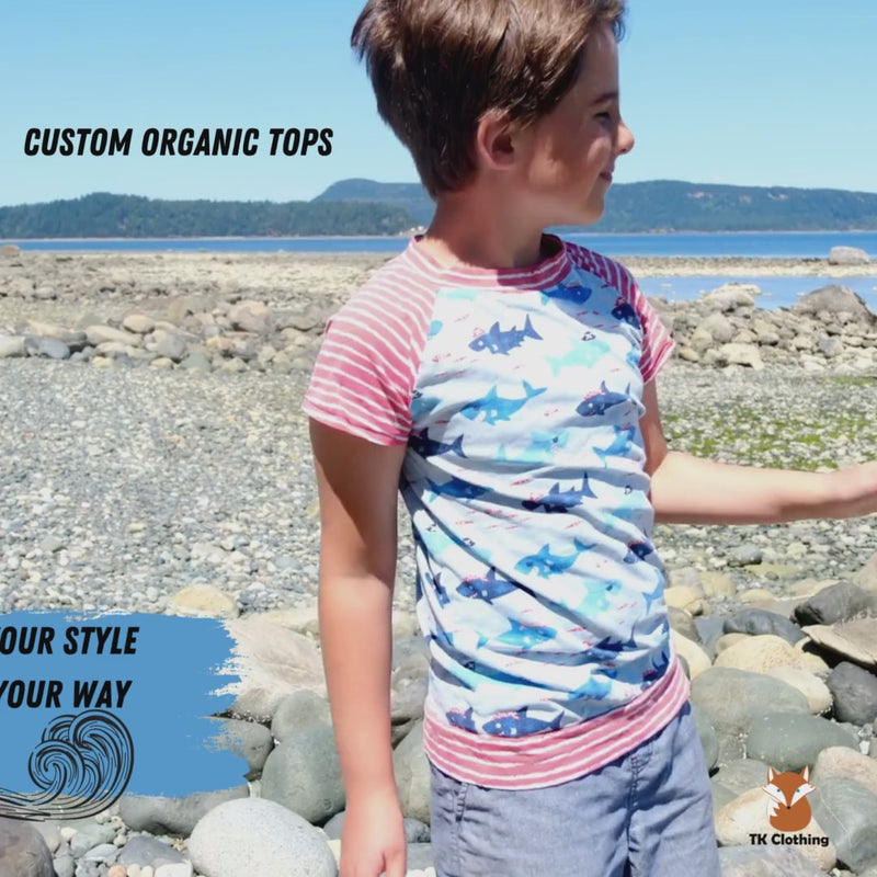 Custom Organic Cotton Top - Kids