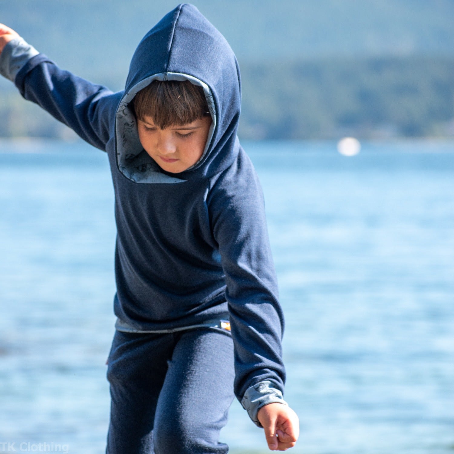 Custom East Coast Merino Wool Hoodies Kids