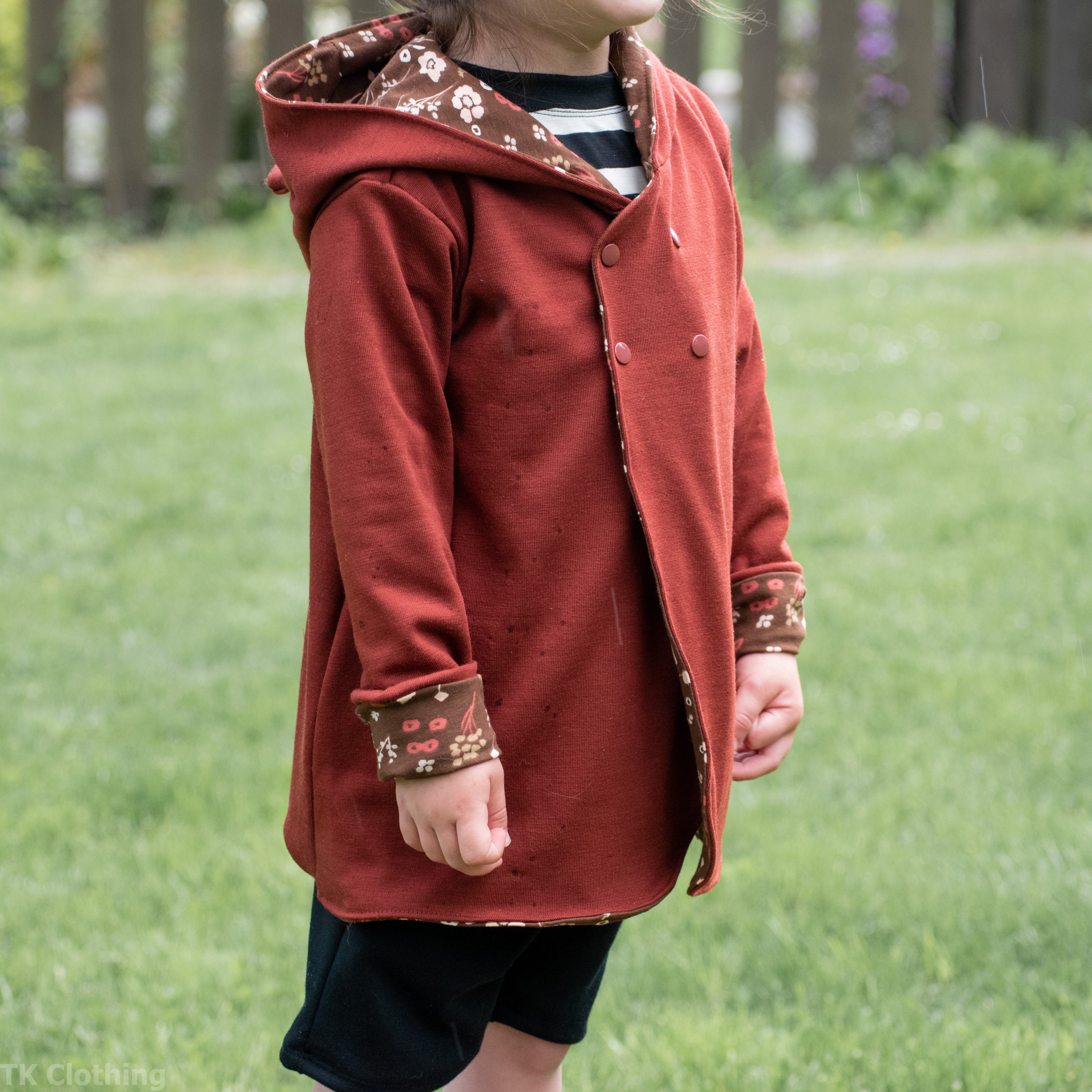 Baby & Toddler Merino Wool Reversible Jackets - Handmade in Canada