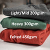 Merino Wool Adjustable Leggings - Mid-Heavy Weight - 210-320gsm