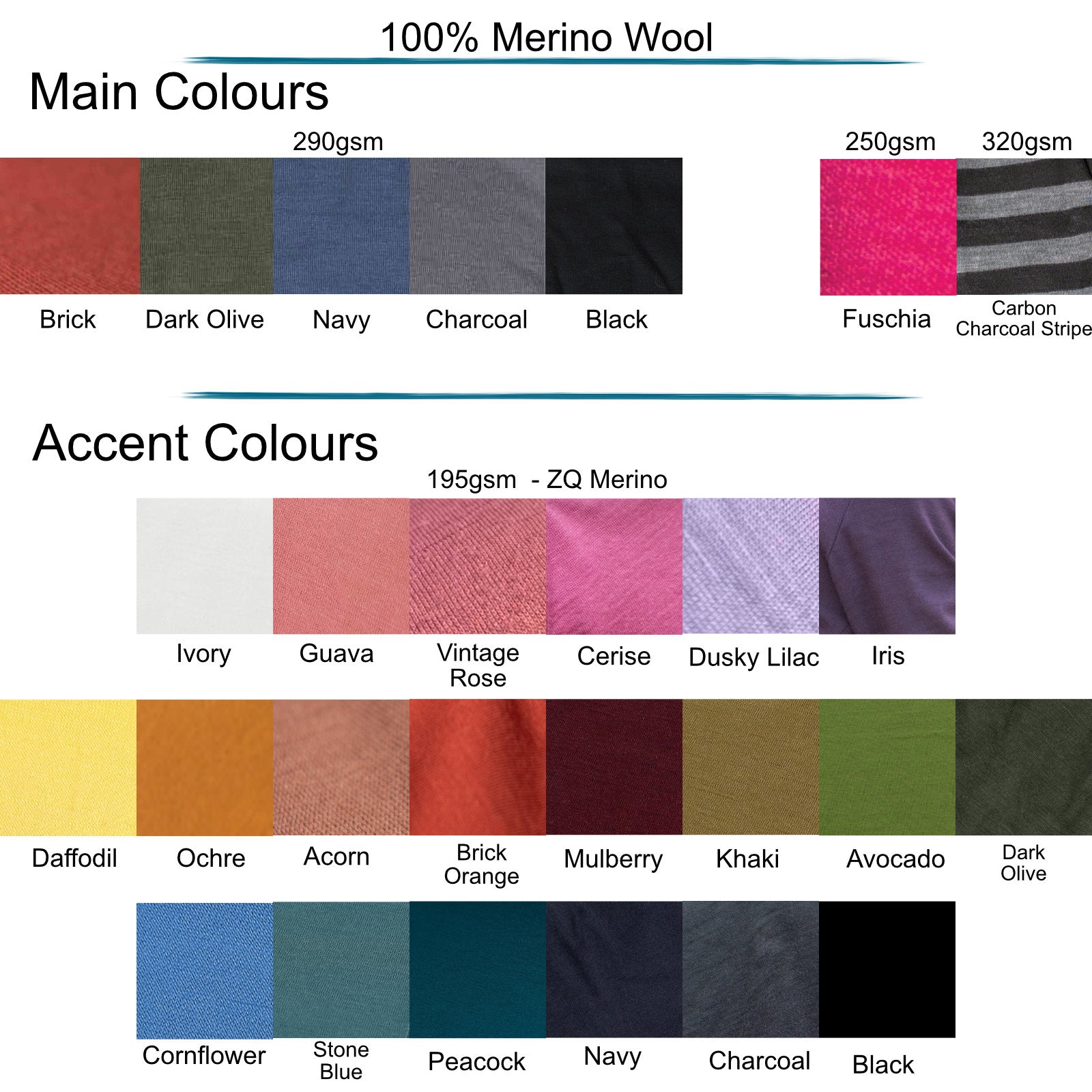 Custom Coastal Merino Wool Hoodies - Grown-Ups