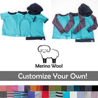 Custom Merino Wool Top - Base Layer Weight - Grown Ups