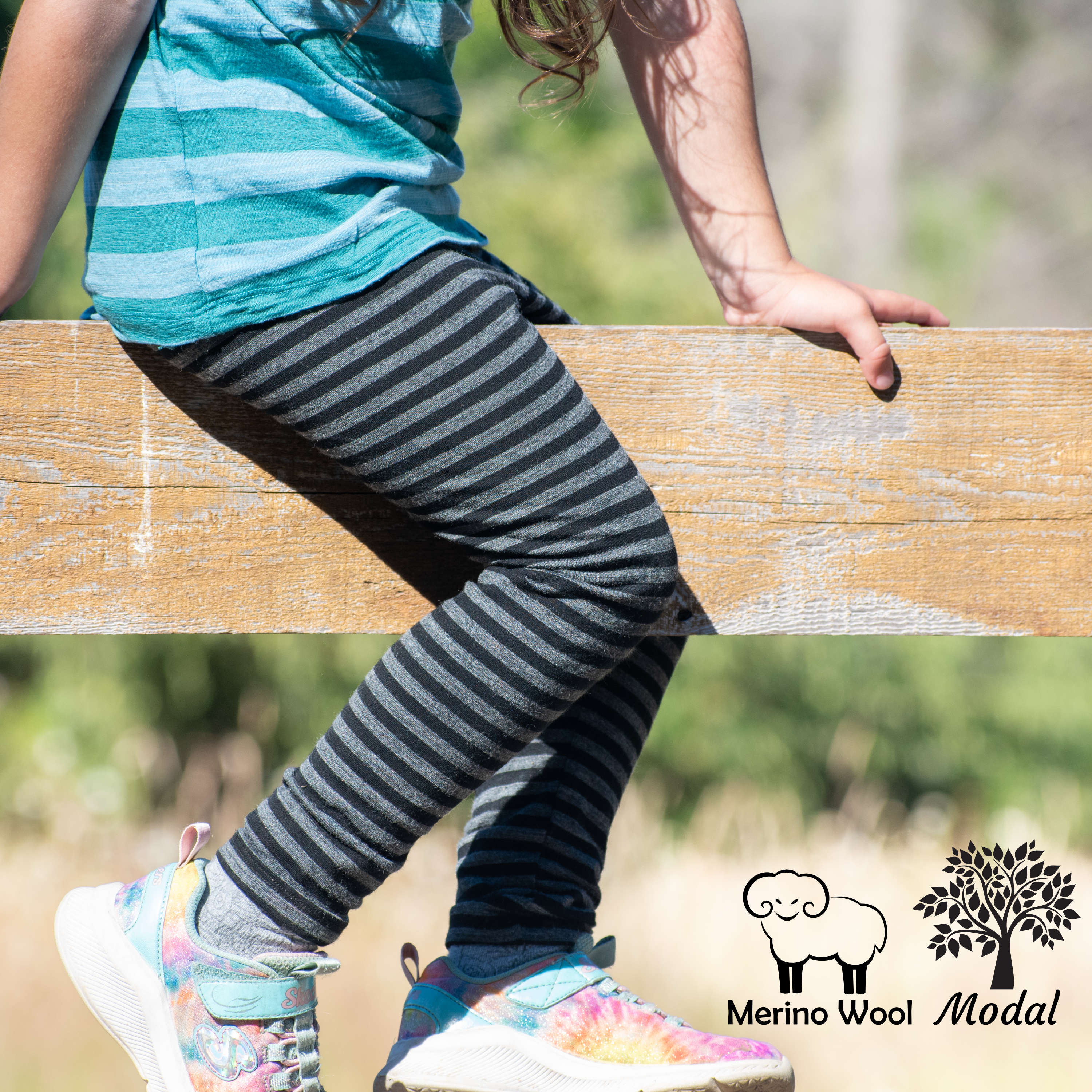 Kids wool shop leggings