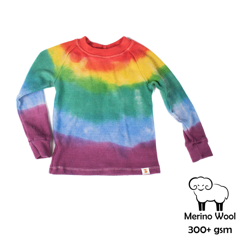 Merino Wool Long Sleeve Top - Heavy Weight - 300+gsm